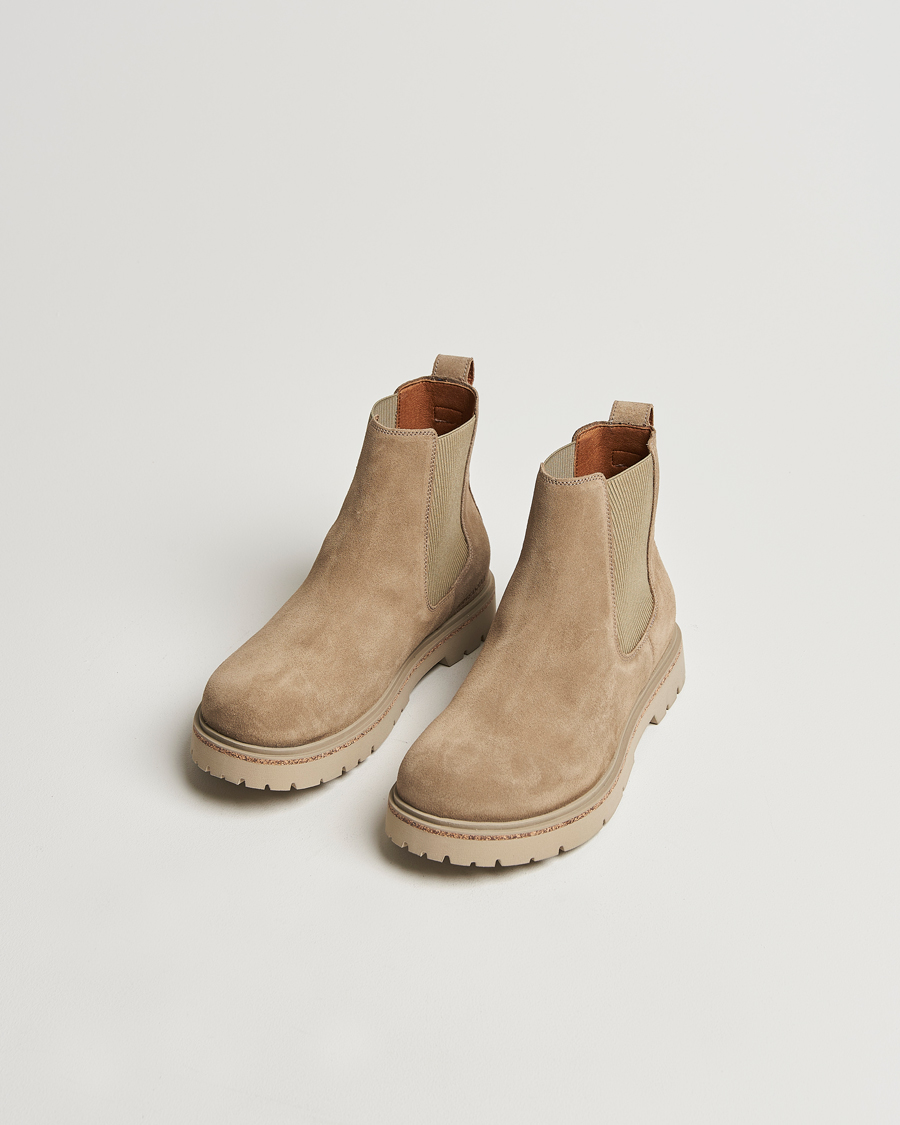 Homme | BIRKENSTOCK Highwood Chelsea Boot Beige Suede | BIRKENSTOCK | Highwood Chelsea Boot Beige Suede