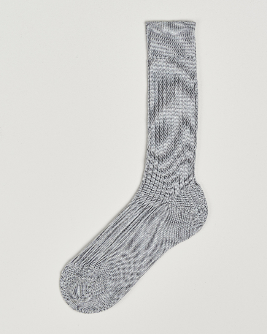 Homme | Sous-Vêtements Et Chaussettes | Bresciani | Heavy Wool Socks Light Grey