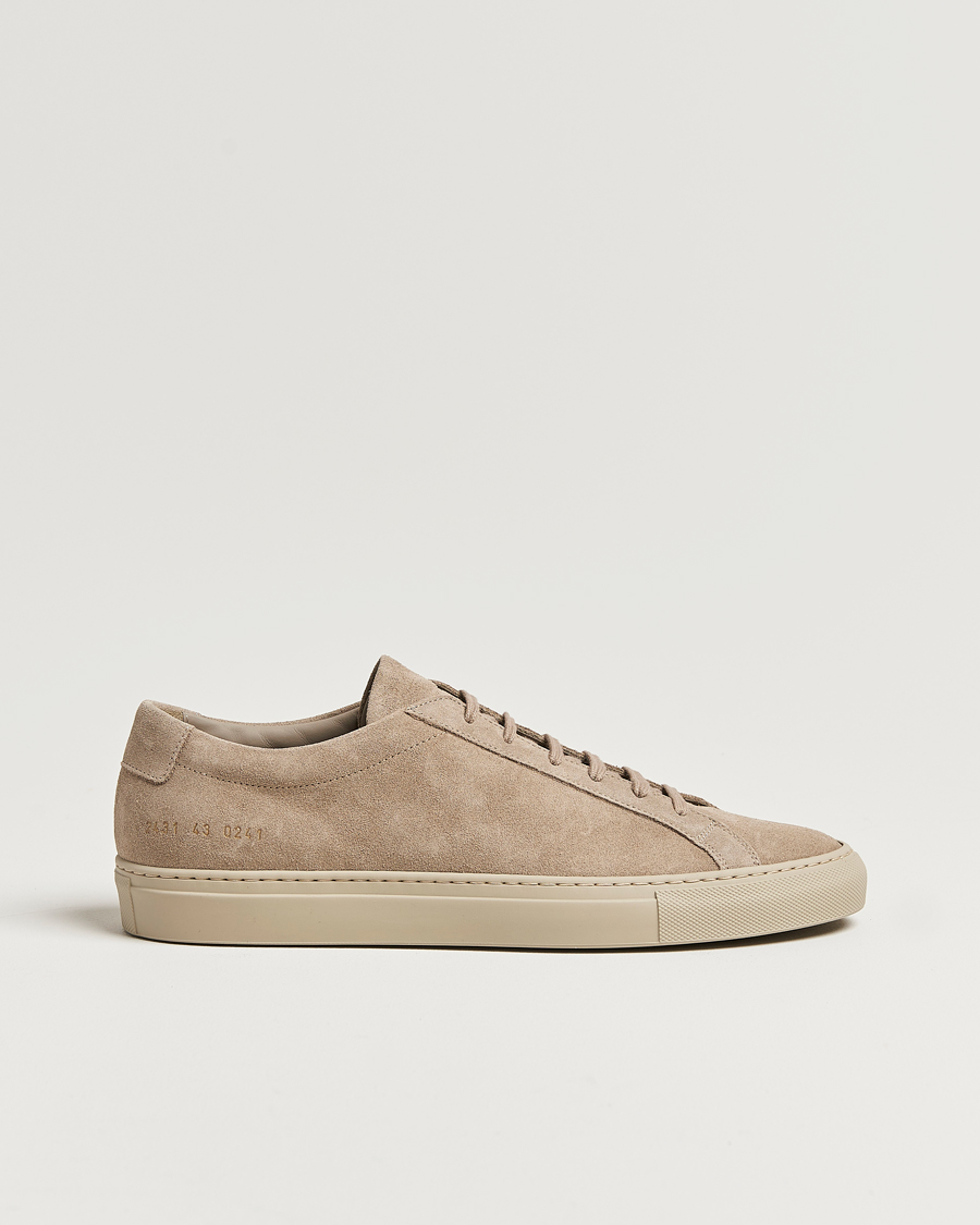 Homme | Common Projects Original Achilles Suede Sneaker Taupe | Common Projects | Original Achilles Suede Sneaker Taupe