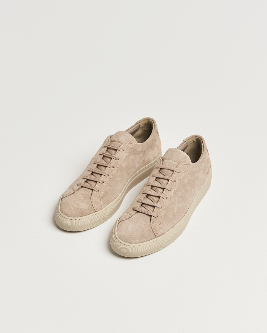 Homme | Common Projects Original Achilles Suede Sneaker Taupe | Common Projects | Original Achilles Suede Sneaker Taupe