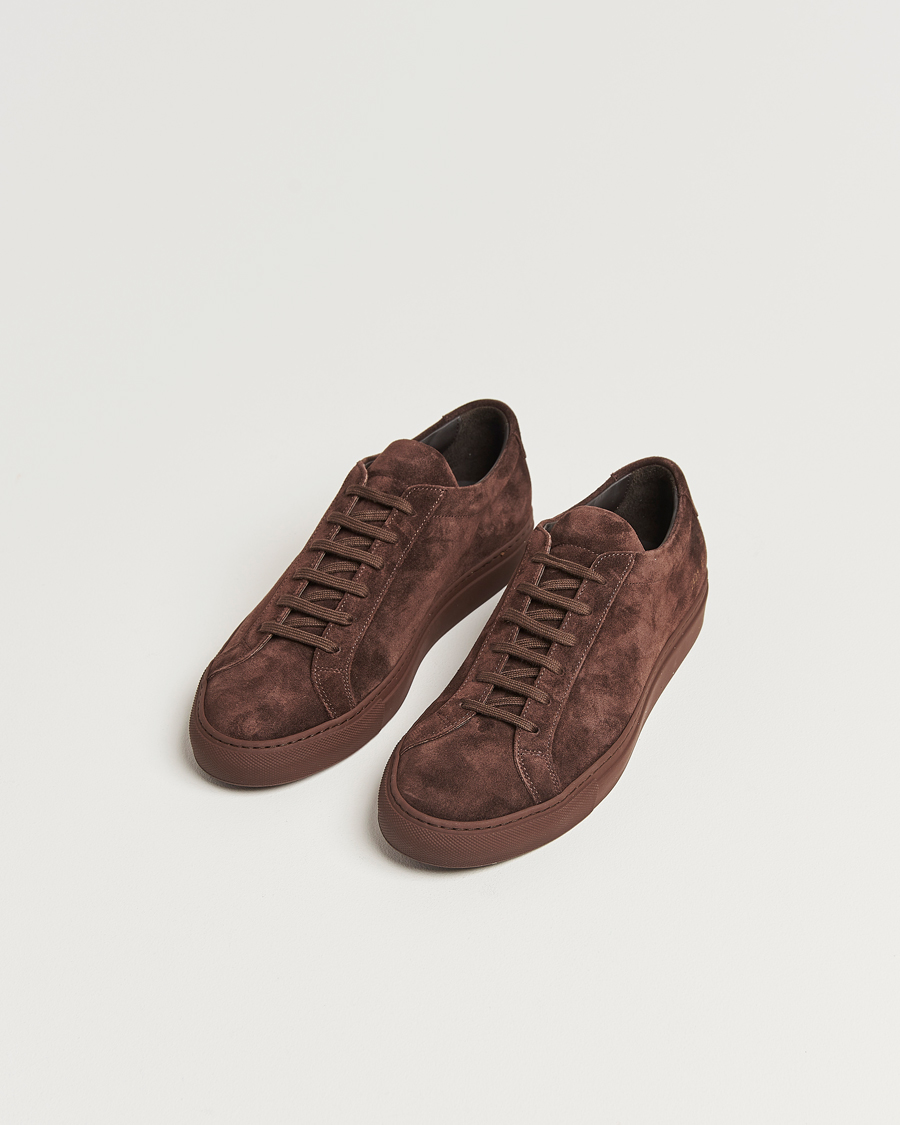 Homme | Common Projects Original Achilles Suede Sneaker Moka | Common Projects | Original Achilles Suede Sneaker Moka