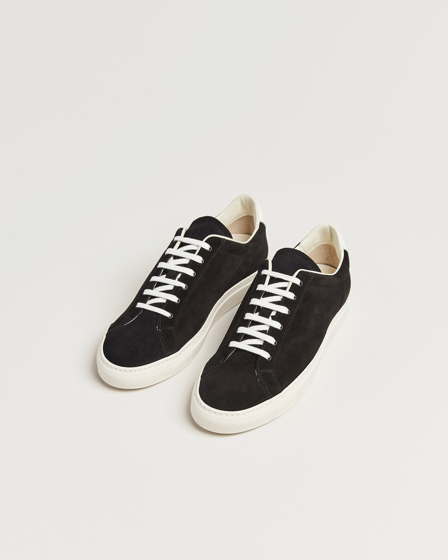 Homme | Common Projects Retro Suede Sneaker Black | Common Projects | Retro Suede Sneaker Black