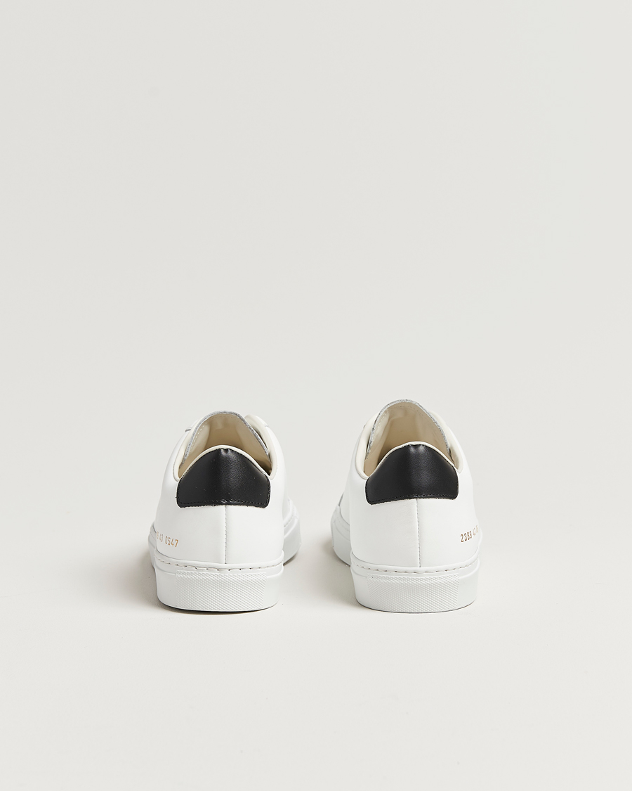 Homme | Common Projects Retro Classic Leather Sneaker White/Black | Common Projects | Retro Classic Leather Sneaker White/Black