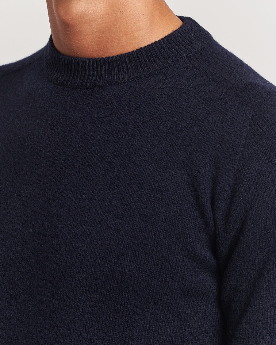 Homme | Pulls Et Tricots | Altea | Wool/Cashmere Crew Neck Pullover Navy