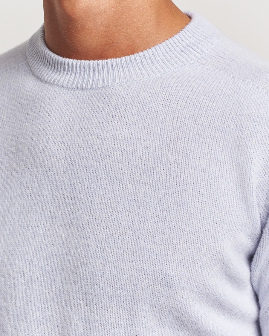Homme | Pulls Et Tricots | Altea | Wool/Cashmere Crew Neck Pullover Light Blue
