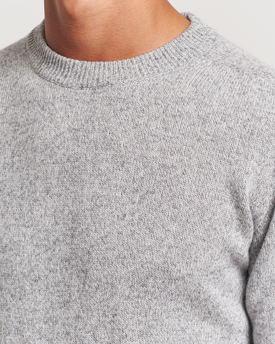 Homme | Pulls Et Tricots | Altea | Wool/Cashmere Crew Neck Pullover Grey Melange