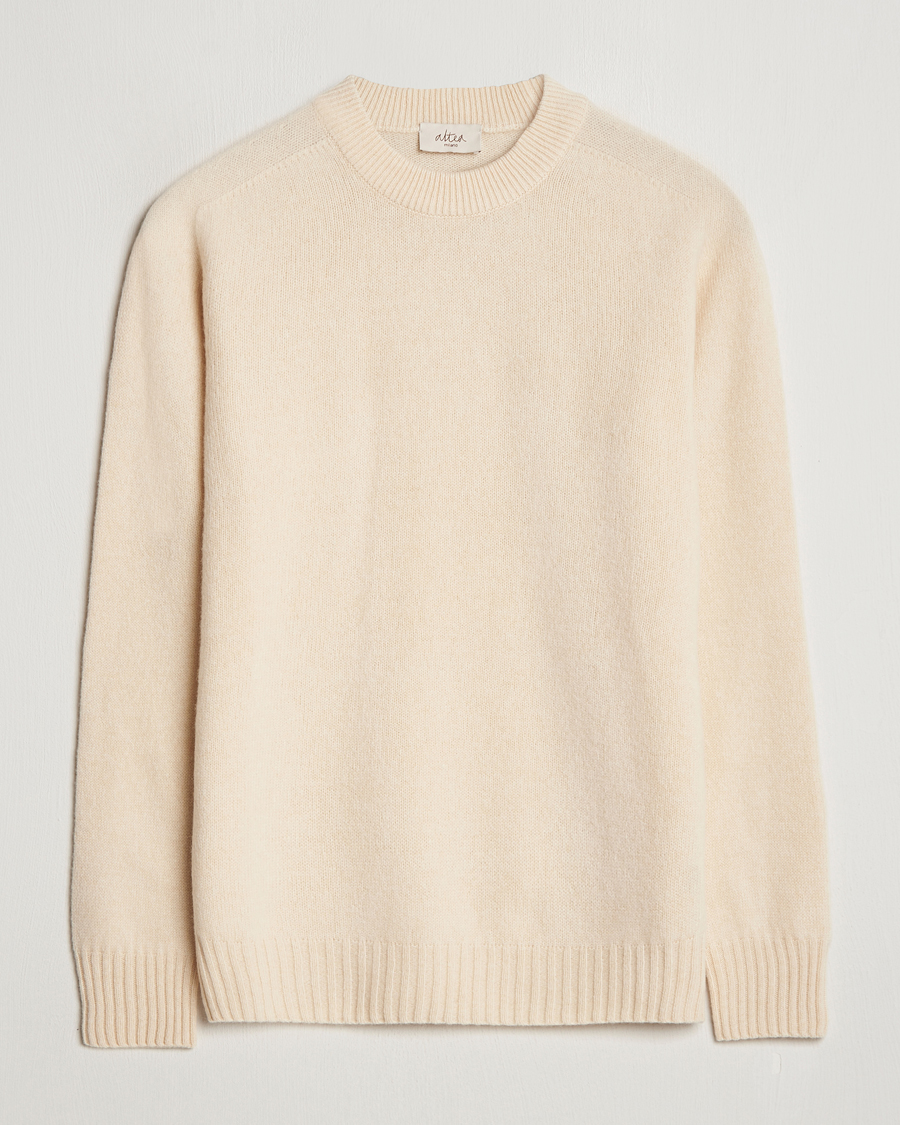 Homme | Pulls Et Tricots | Altea | Wool/Cashmere Crew Neck Pullover Latte