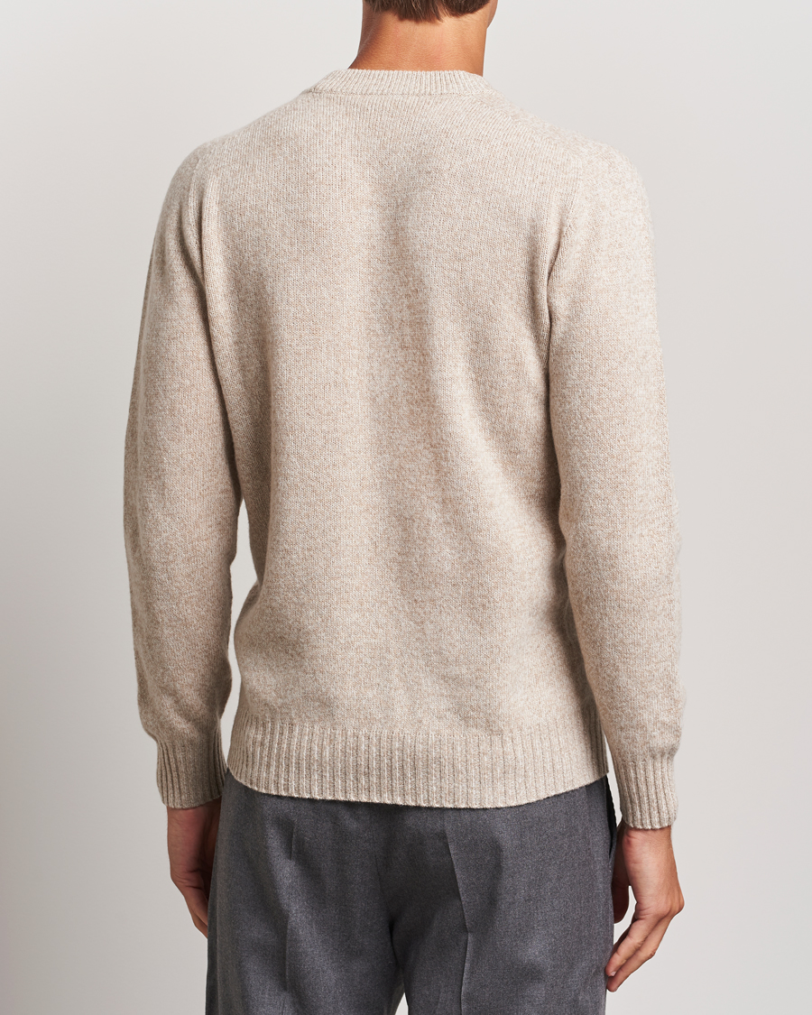 Homme | Pulls Et Tricots | Altea | Wool/Cashmere Crew Neck Pullover Beige Melange