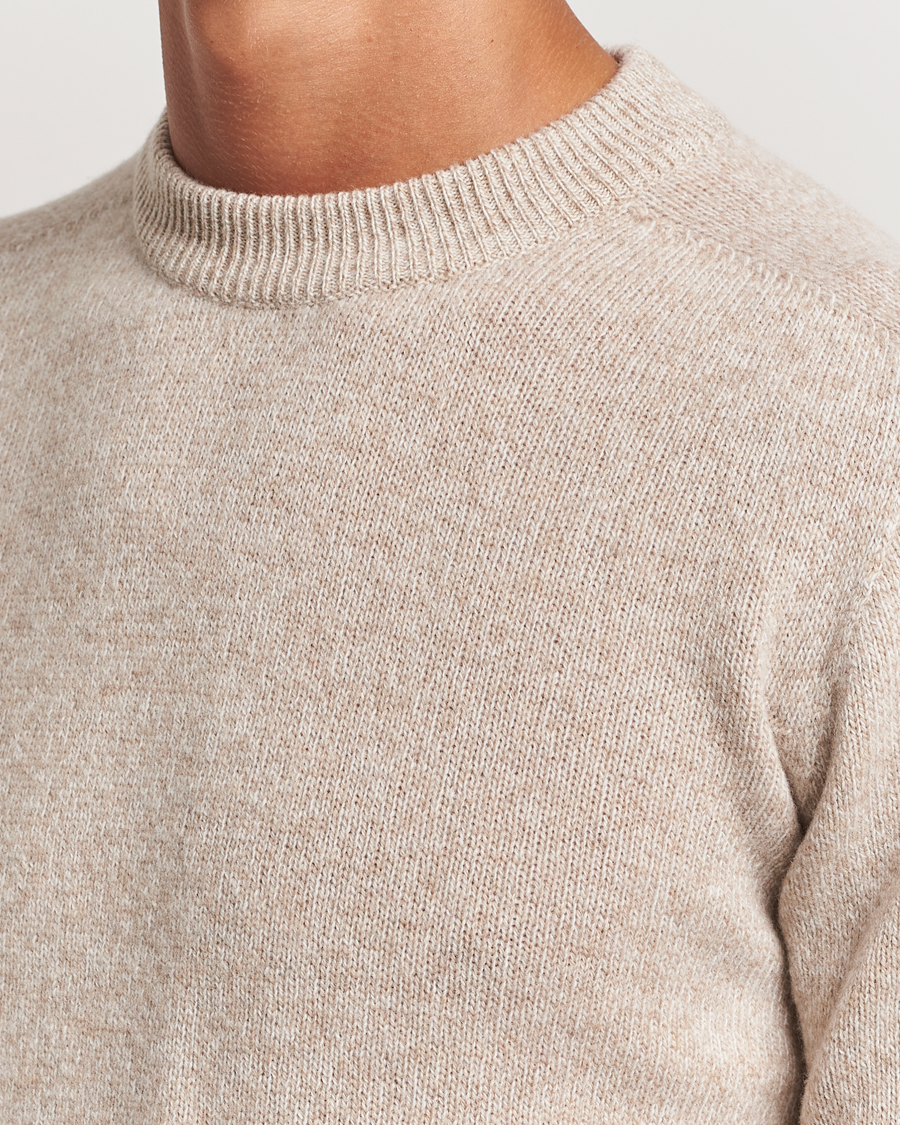 Homme | Pulls Et Tricots | Altea | Wool/Cashmere Crew Neck Pullover Beige Melange