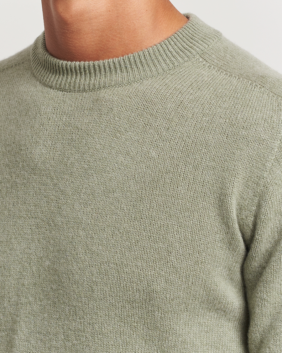 Homme | Pulls Et Tricots | Altea | Wool/Cashmere Crew Neck Pullover Sage