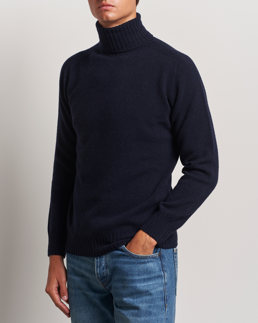 Homme | Pulls Et Tricots | Altea | Wool/Cashmere Rollneck Navy