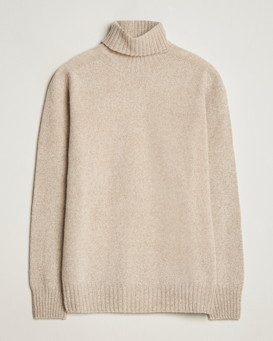 Homme | Pulls Et Tricots | Altea | Wool/Cashmere Rollneck Beige Melange
