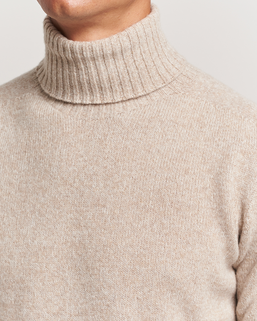 Homme | Pulls Et Tricots | Altea | Wool/Cashmere Rollneck Beige Melange