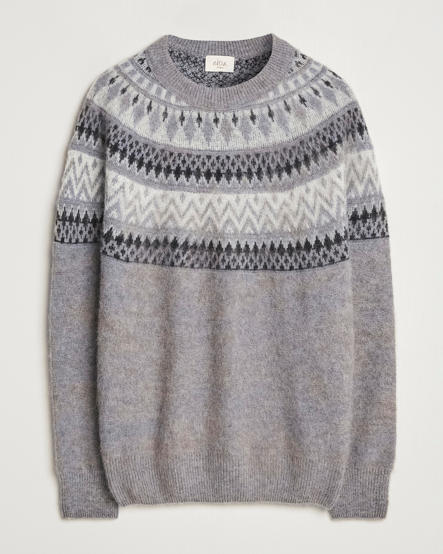 Homme | Pulls Et Tricots | Altea | Wool/Cashmere Norwegian Sweater Grey
