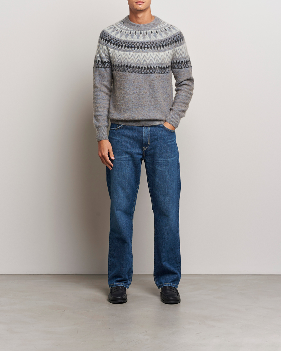 Homme | Pulls Et Tricots | Altea | Wool/Cashmere Norwegian Sweater Grey