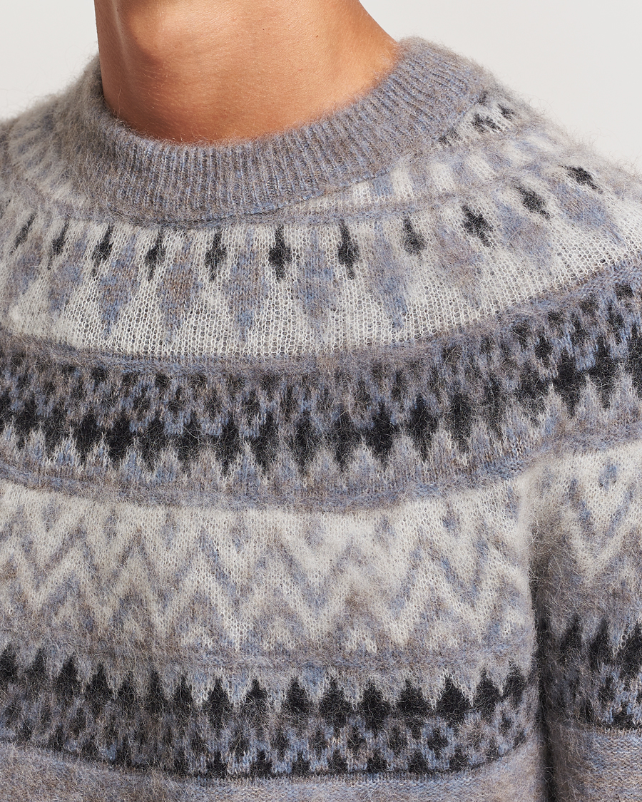 Homme | Pulls Et Tricots | Altea | Wool/Cashmere Norwegian Sweater Grey