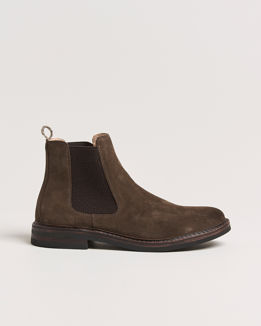 Homme | Bottes | Astorflex | Bitflex Dainite Chelsea Boot Dark Brown Suede