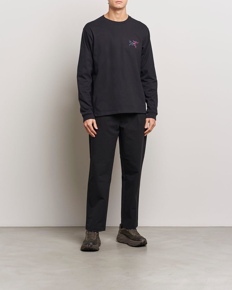 Homme | T-shirts | Arc'teryx | Kragg Heavy Cotton Long Sleeve T-Shirt Black