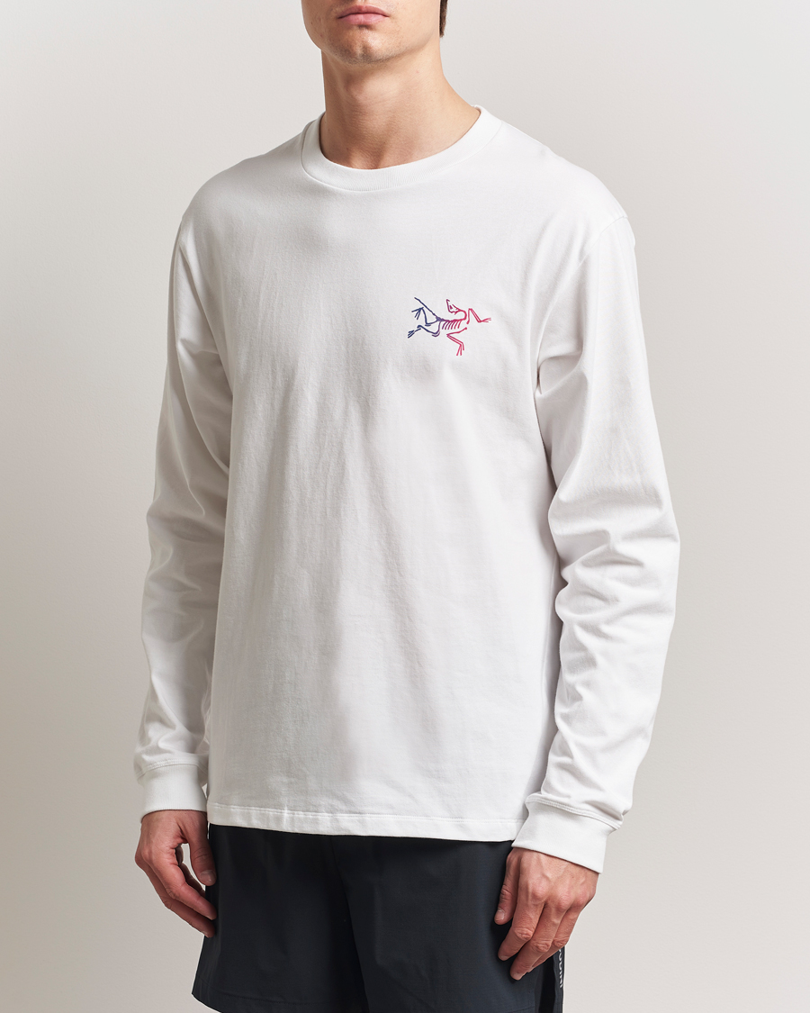 Homme | T-shirts | Arc'teryx | Kragg Heavy Cotton Long Sleeve T-Shirt White