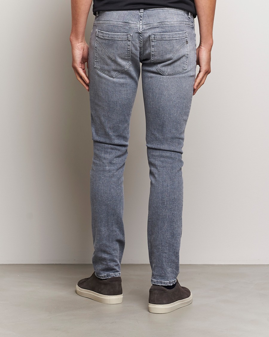 Homme | Jeans | Dondup | George Light Distressed Jeans Light Grey