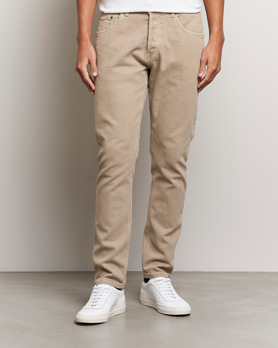 Homme | Pantalons | Dondup | Icon 5-Pocket Pants Sand