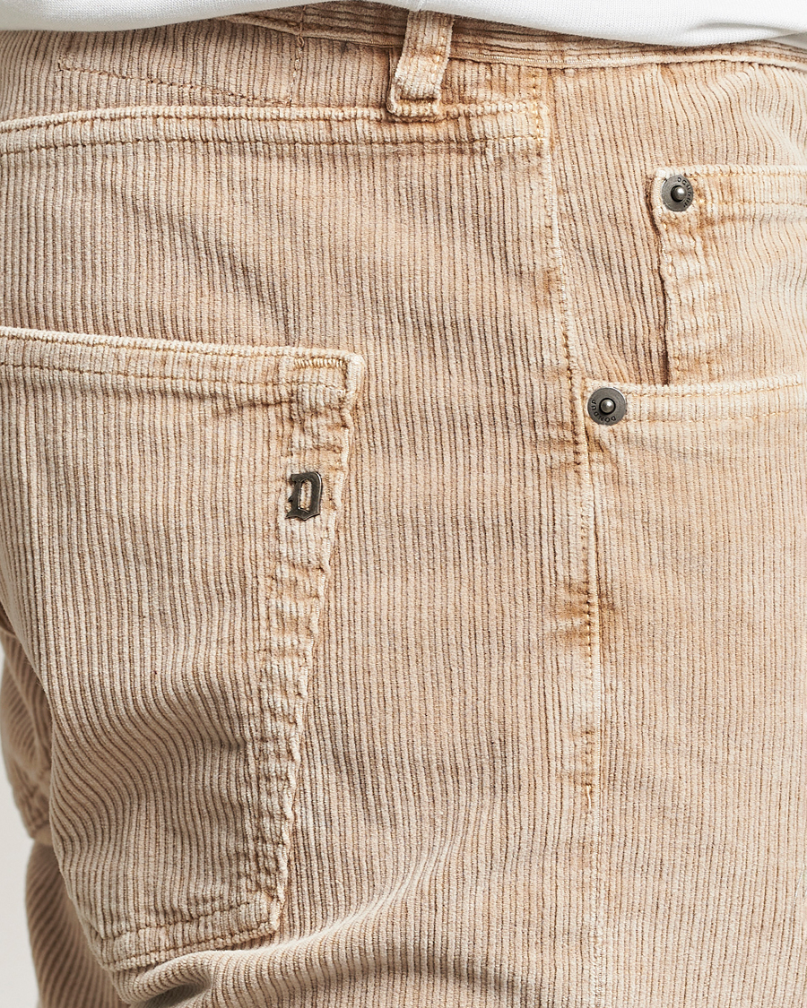 Homme | Pantalons | Dondup | Icon Corduroy Trousers Light Beige