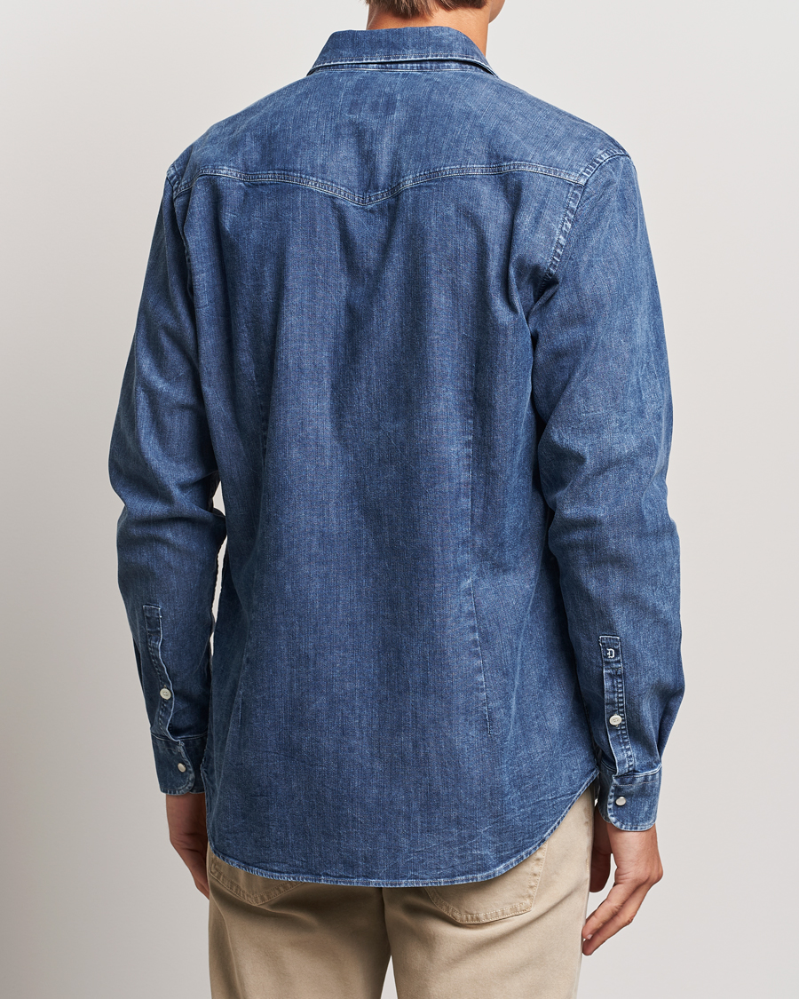 Homme | Chemises | Dondup | Slim Fit Denim Shirt Medium Blue