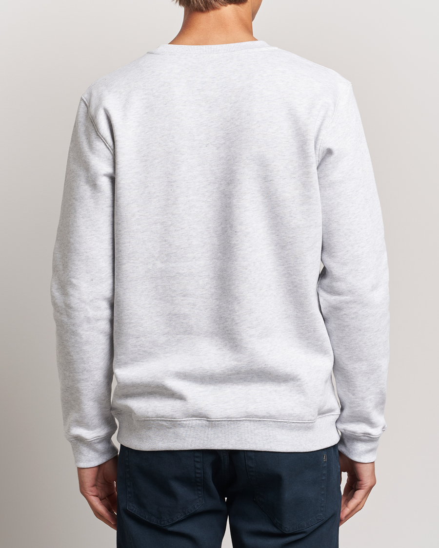 Homme | Pulls Et Tricots | Dondup | Logo Crew Neck Sweatshirt Grey Melange