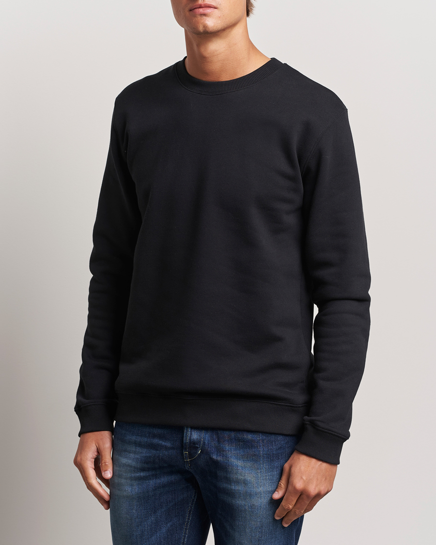 Homme | Pulls Et Tricots | Dondup | Logo Crew Neck Sweatshirt Black