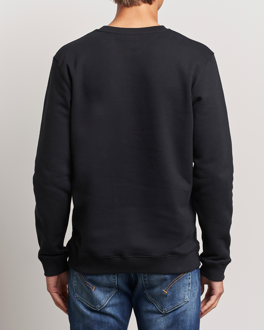 Homme | Pulls Et Tricots | Dondup | Logo Crew Neck Sweatshirt Black
