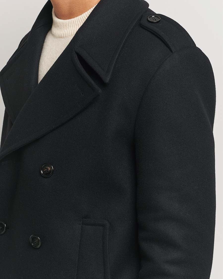 Homme | Manteaux Et Vestes | Dondup | Wool Peacoat Black