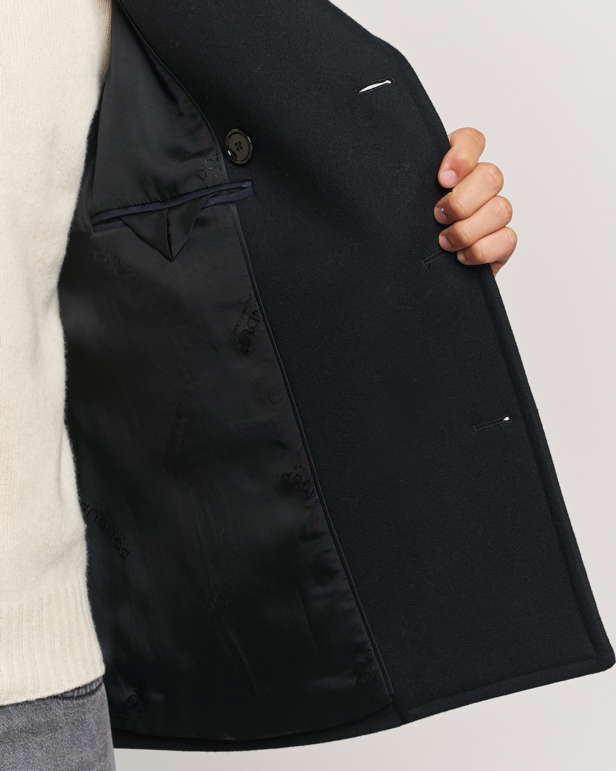 Homme | Manteaux Et Vestes | Dondup | Wool Peacoat Black