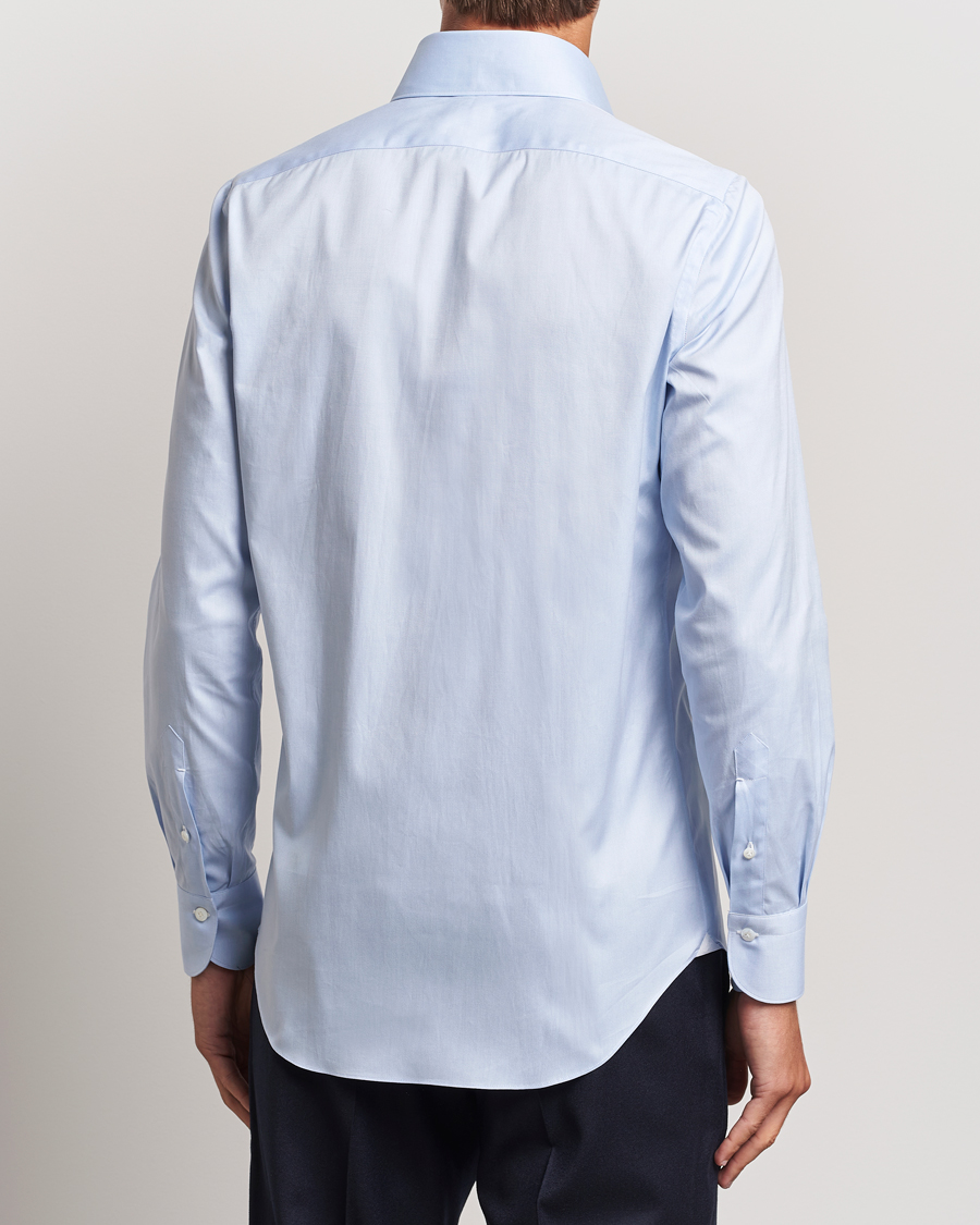 Homme | Chemises | Finamore Napoli | Milano Slim Oxford Button Down Shirt Light Blue