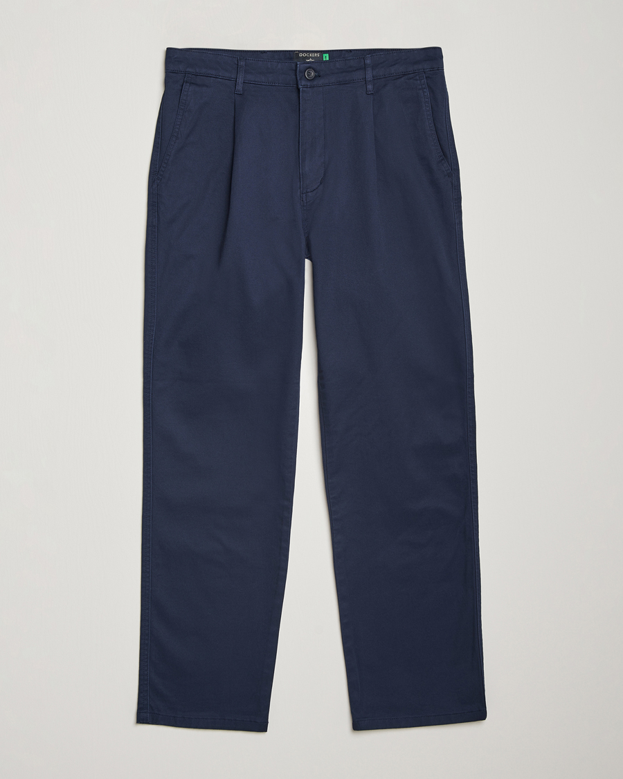 Homme | Pantalons | Dockers | Original Pleated Cotton Chino Navy Blazer