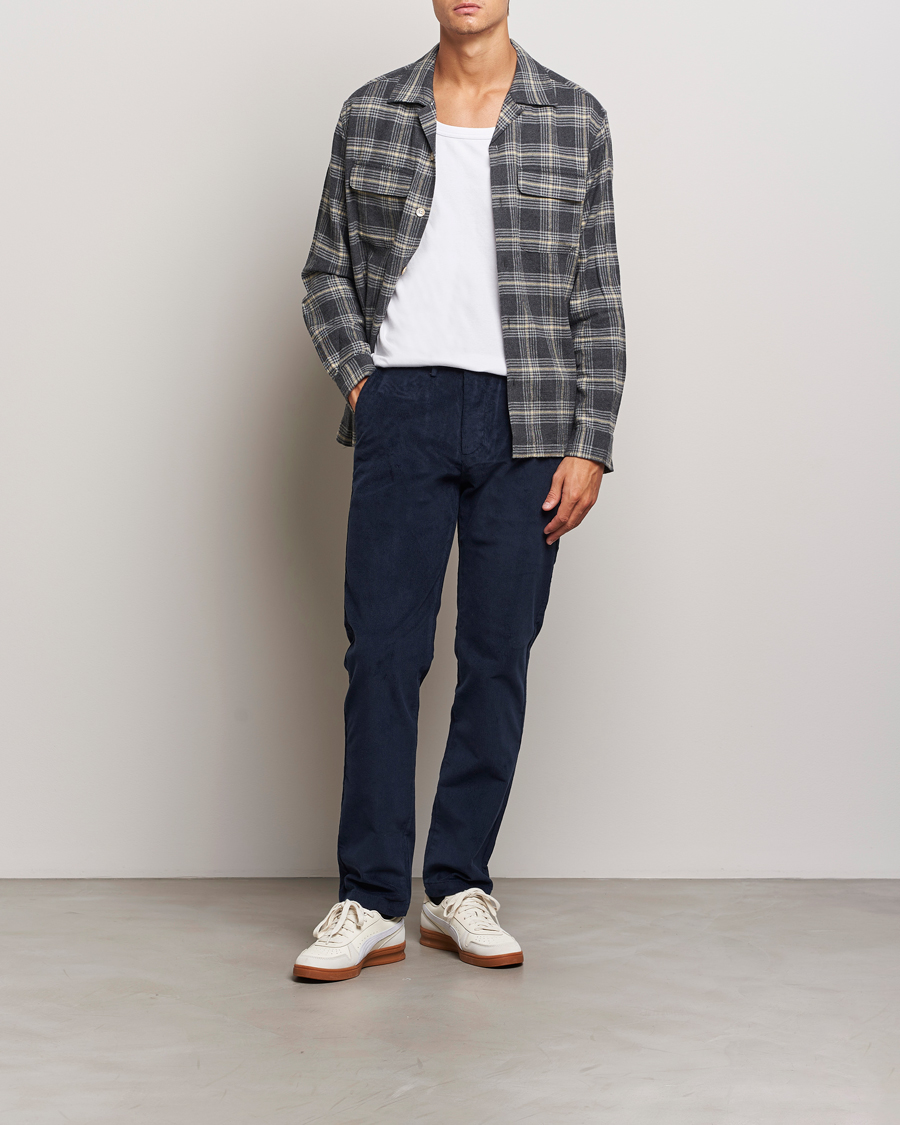 Homme | Pantalons | Dockers | Slim Cotton Corduroy Chino Navy