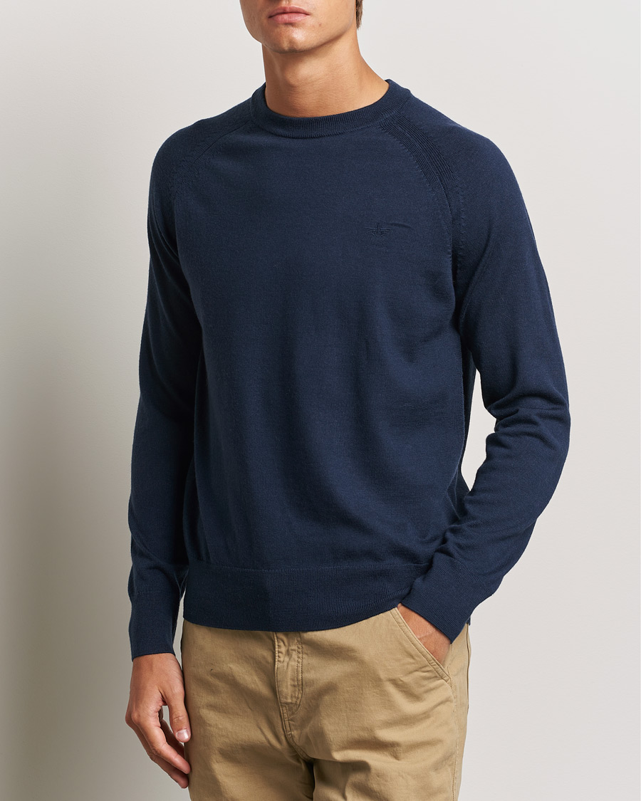 Homme | Pulls Et Tricots | Dockers | Washable Merino Crewneck Navy Blazer