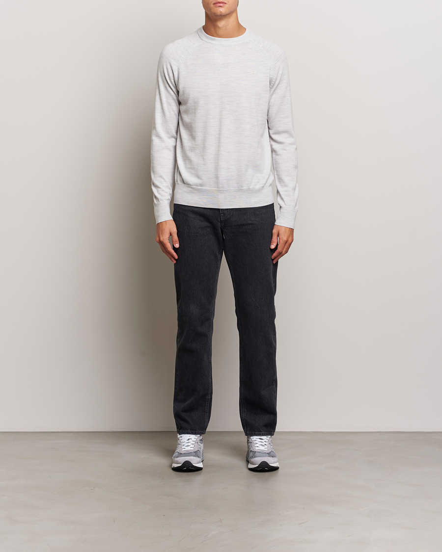 Homme | Pulls Et Tricots | Dockers | Washable Merino Crewneck Light Grey
