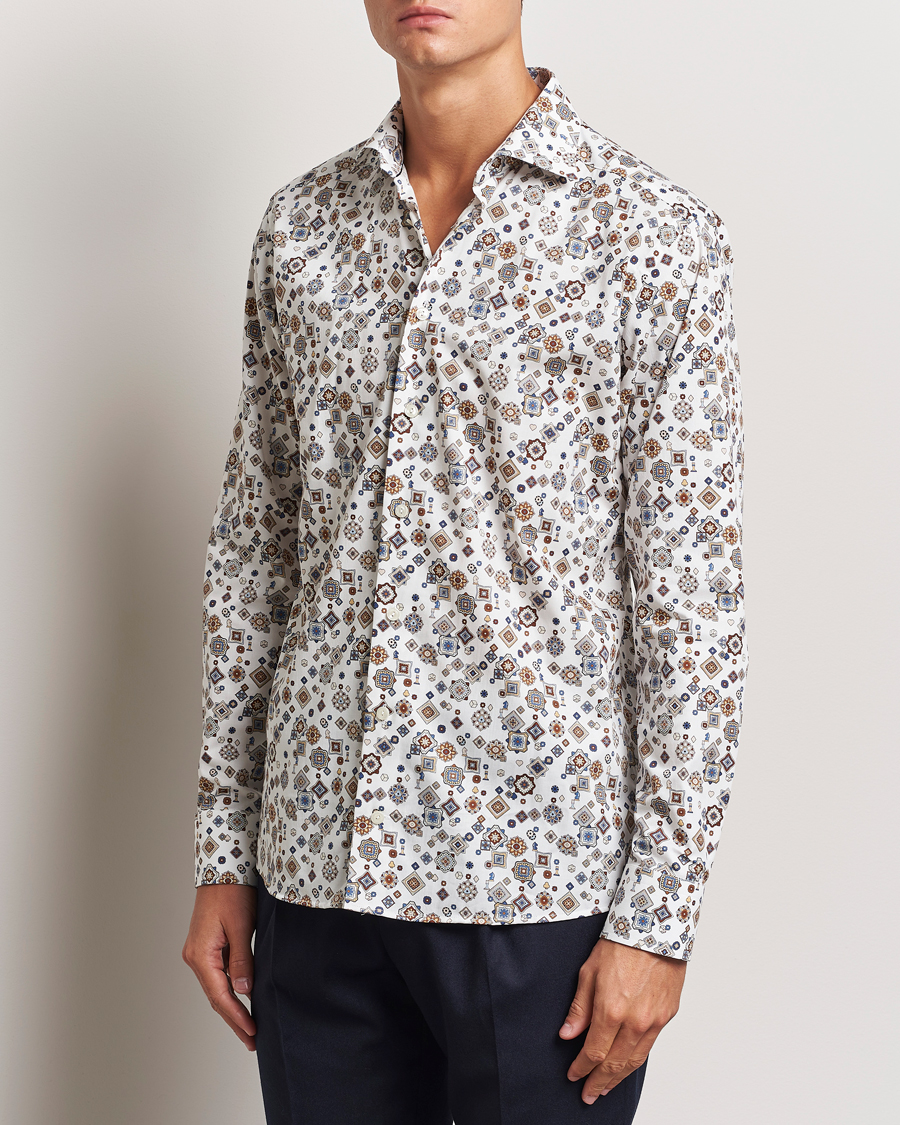 Homme | Chemises | Eton | Slim Fit Signature Twill Printed Shirt Multi