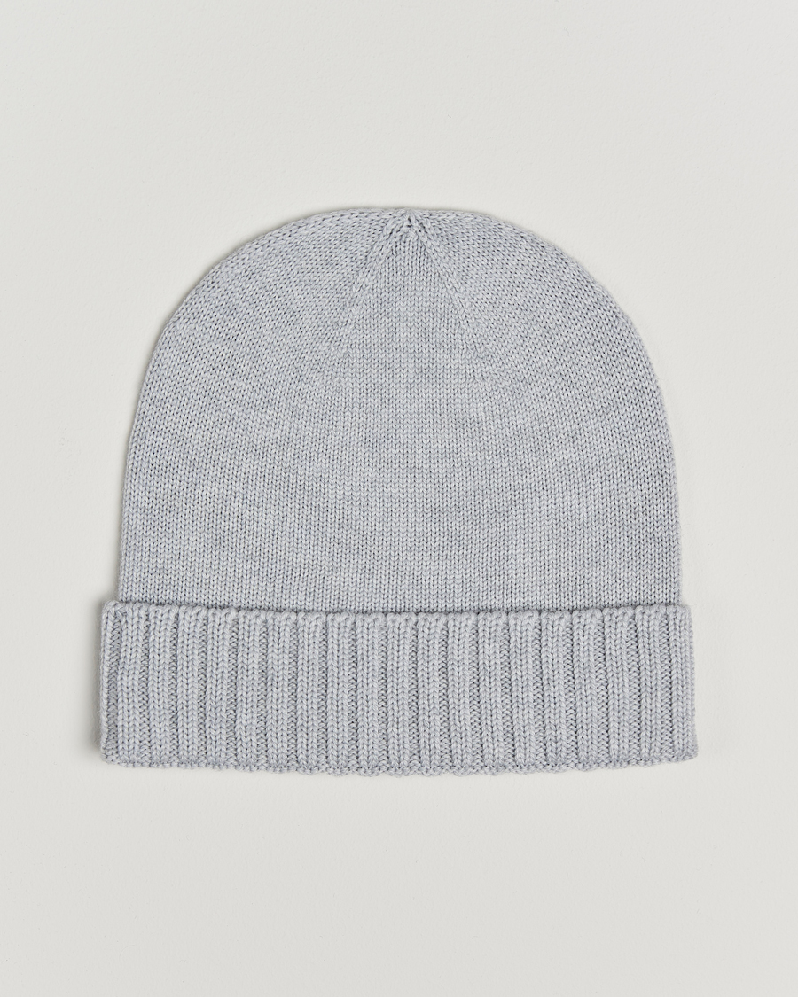 Homme | Eton Wool Beanie Light Grey | Eton | Wool Beanie Light Grey