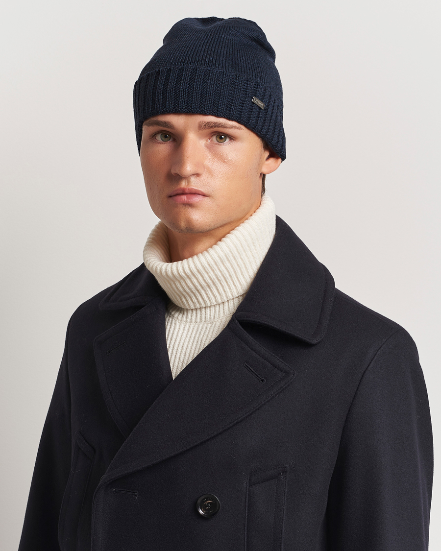 Homme | Eton Wool Beanie Navy Blue | Eton | Wool Beanie Navy Blue