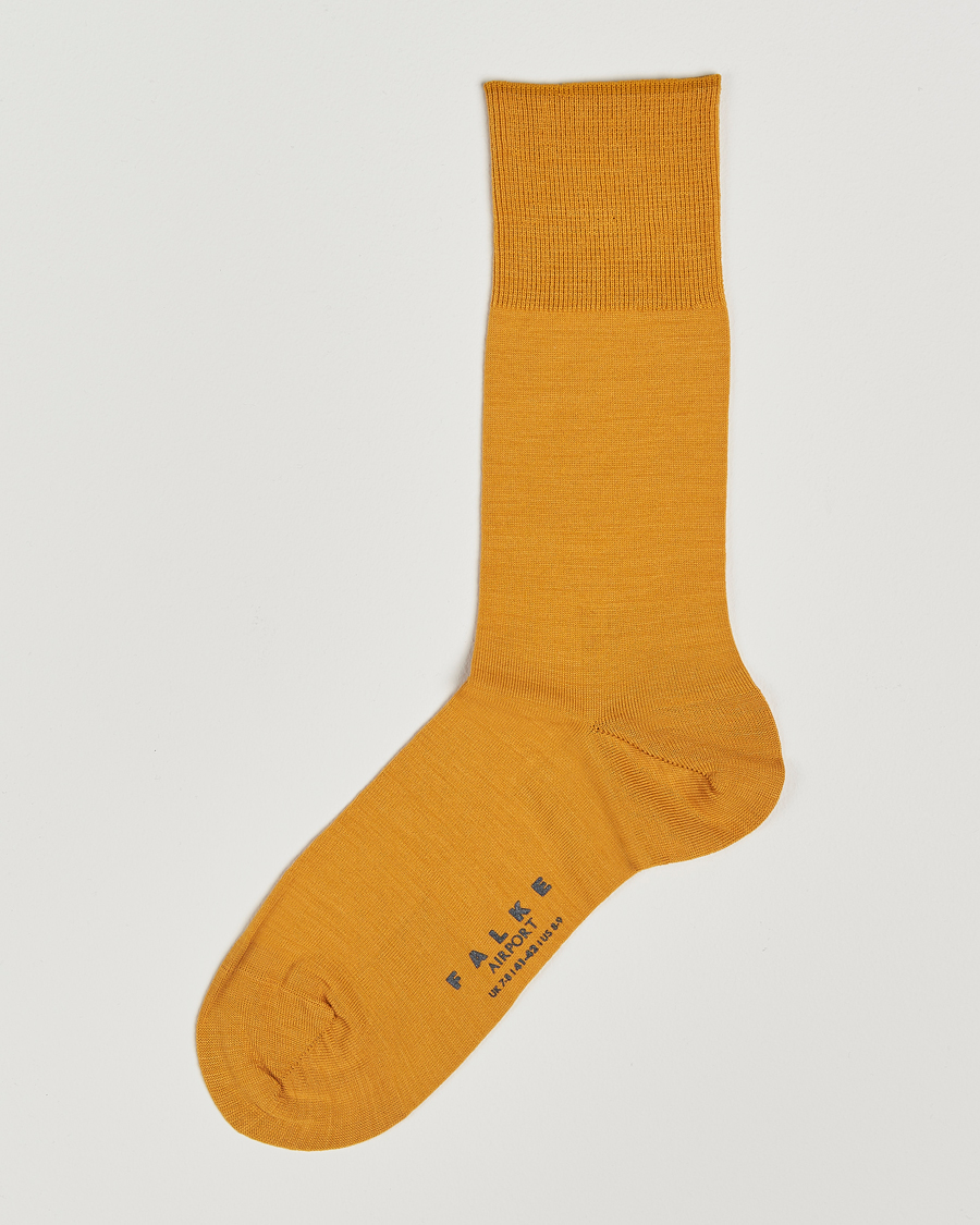 Homme | Sous-Vêtements Et Chaussettes | Falke | Airport Socks Amber Yellow