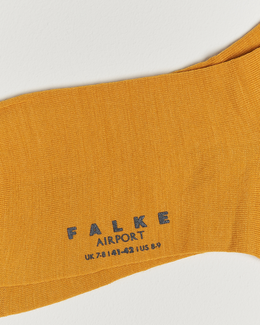 Homme | Sous-Vêtements Et Chaussettes | Falke | Airport Socks Amber Yellow