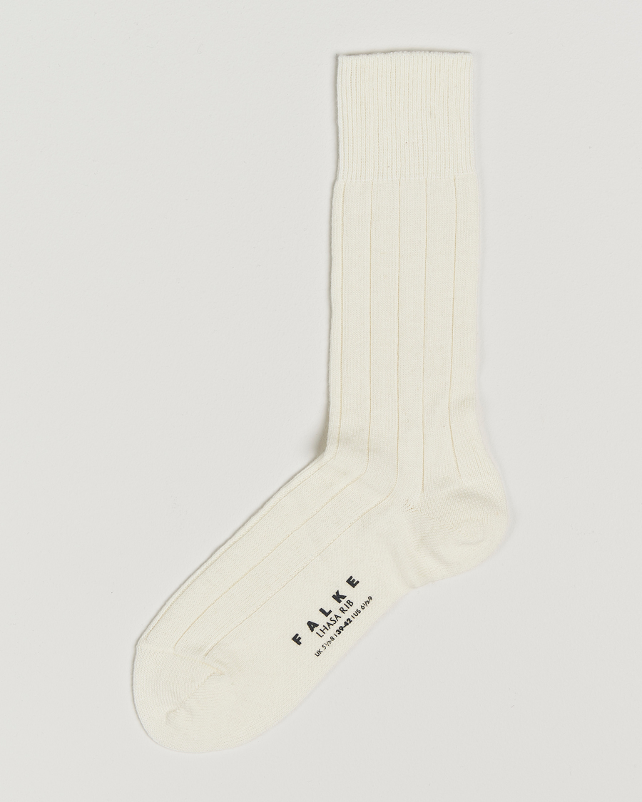 Homme | Sous-Vêtements Et Chaussettes | Falke | Lhasa Cashmere Socks Off White