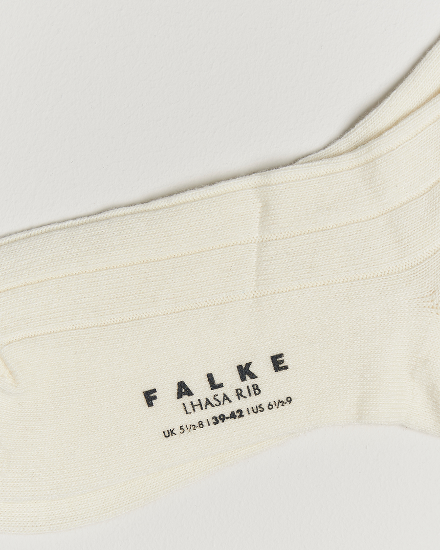 Homme | Sous-Vêtements Et Chaussettes | Falke | Lhasa Cashmere Socks Off White