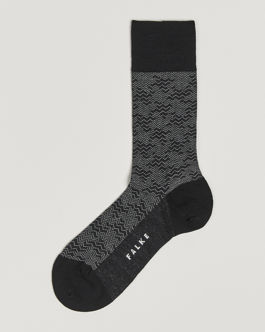 Homme | Sous-Vêtements Et Chaussettes | Falke | Mighty Nest Wool/Cotton Socks Black