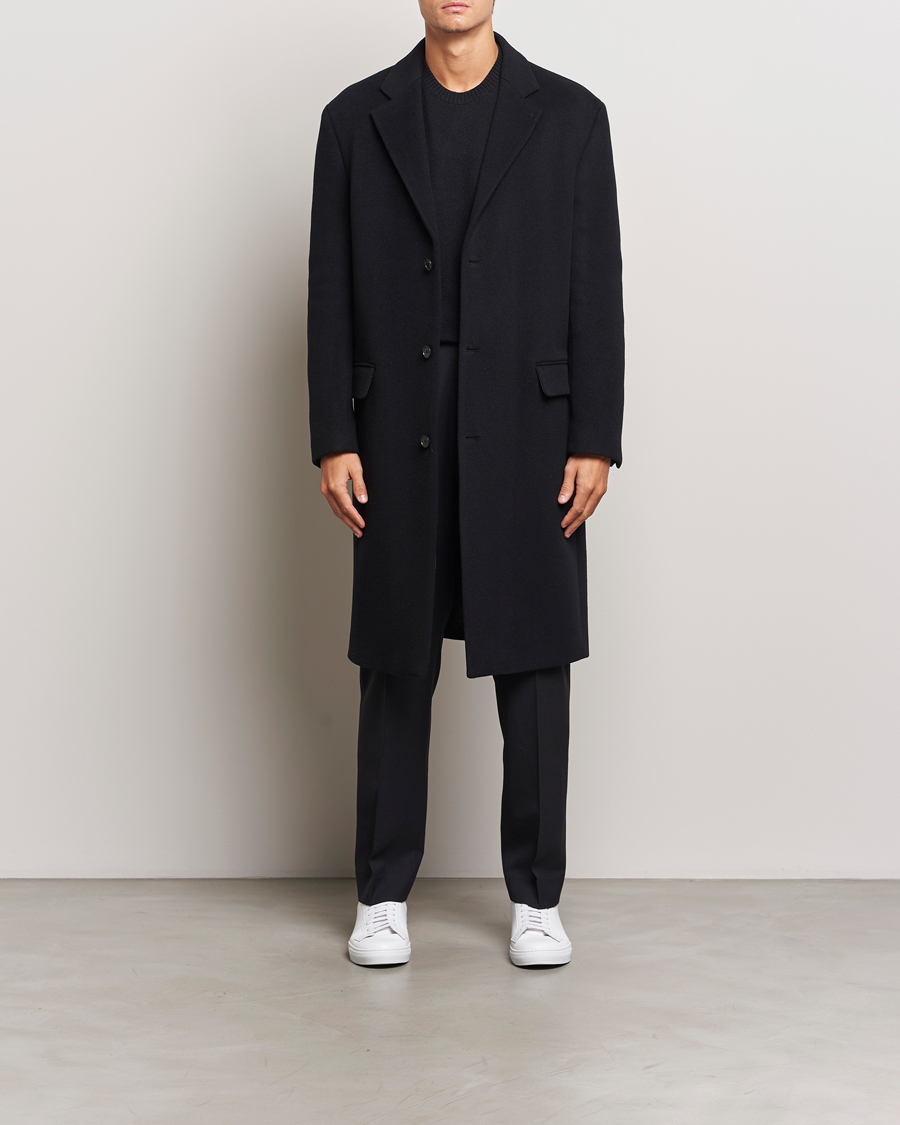 Homme | Manteaux Et Vestes | Filippa K | Relaxed Wool Coat Black