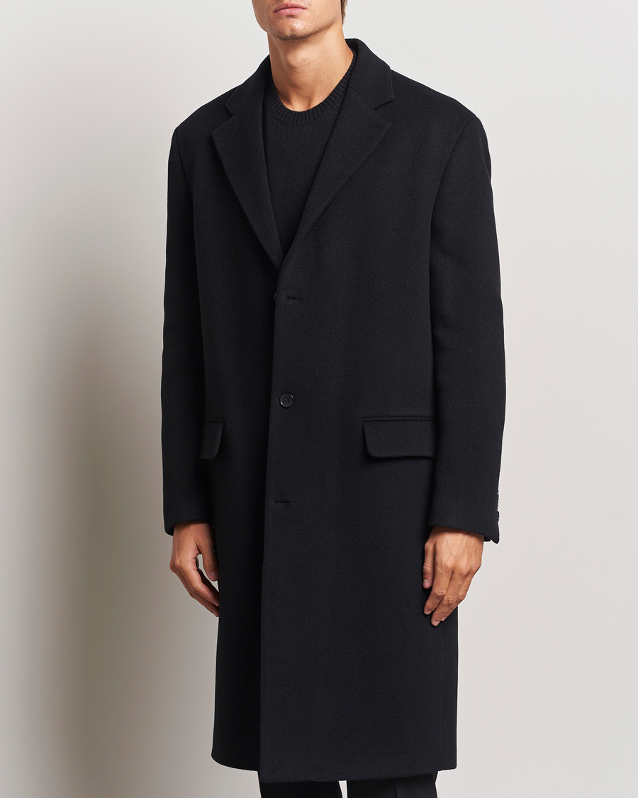 Homme | Manteaux Et Vestes | Filippa K | Relaxed Wool Coat Black