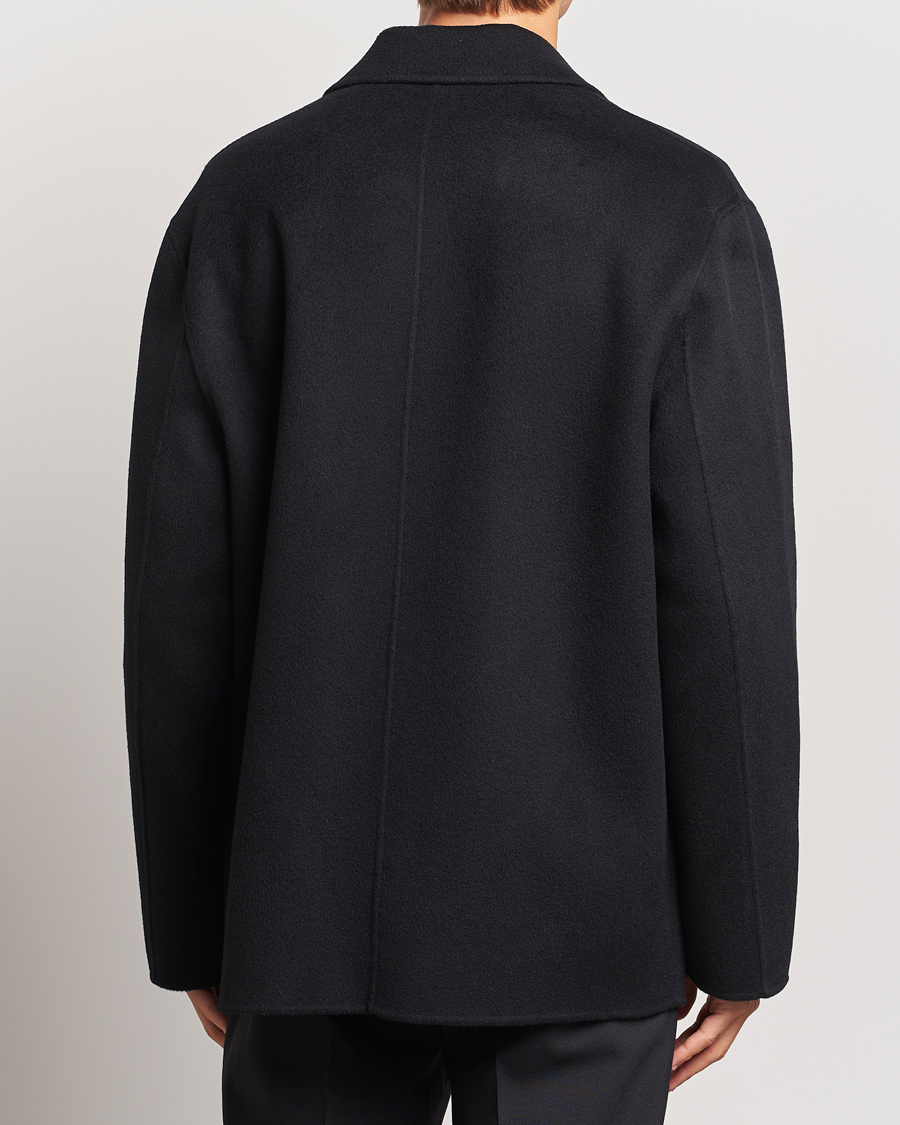 Homme | Manteaux Et Vestes | Filippa K | Double Faced Wool Peacoat Black