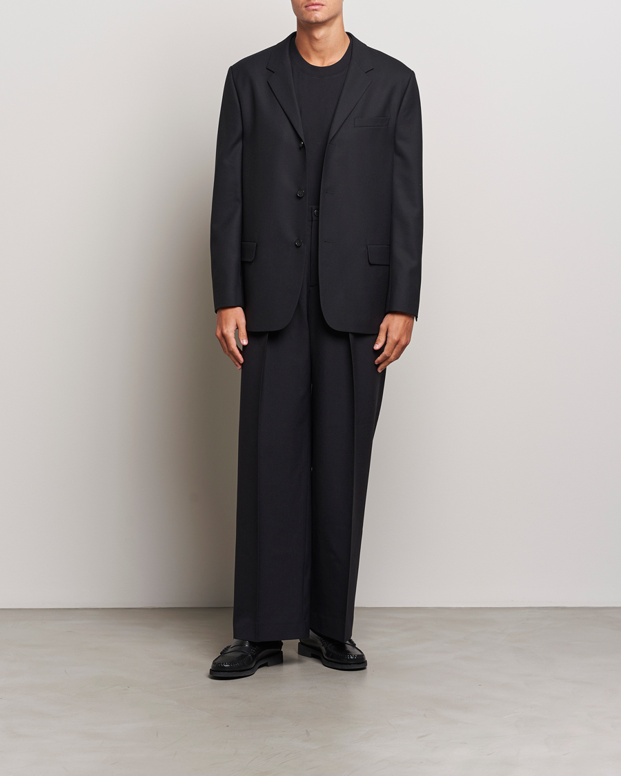 Homme | Blazers | Filippa K | Wool Blend Blazer Black