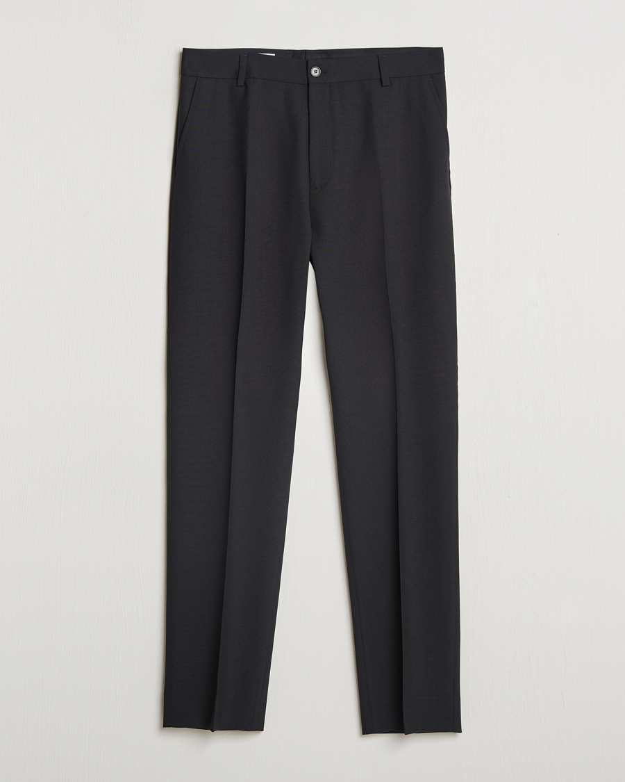 Homme | Pantalons | Filippa K | Tapered Tailored Trousers Black